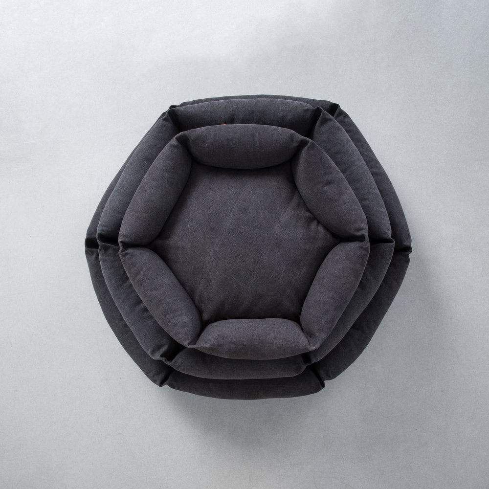 Hex Cushion in Shadow