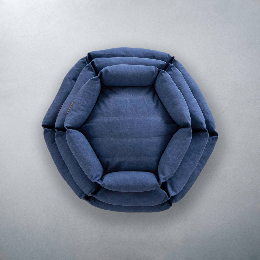 Hex Cushion in Ocean