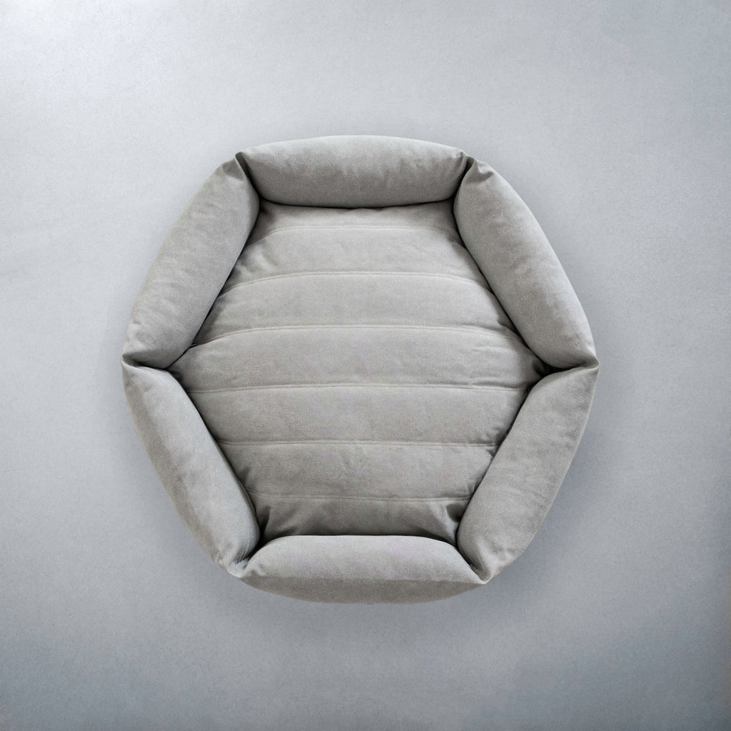 Hex Cushion in Stone