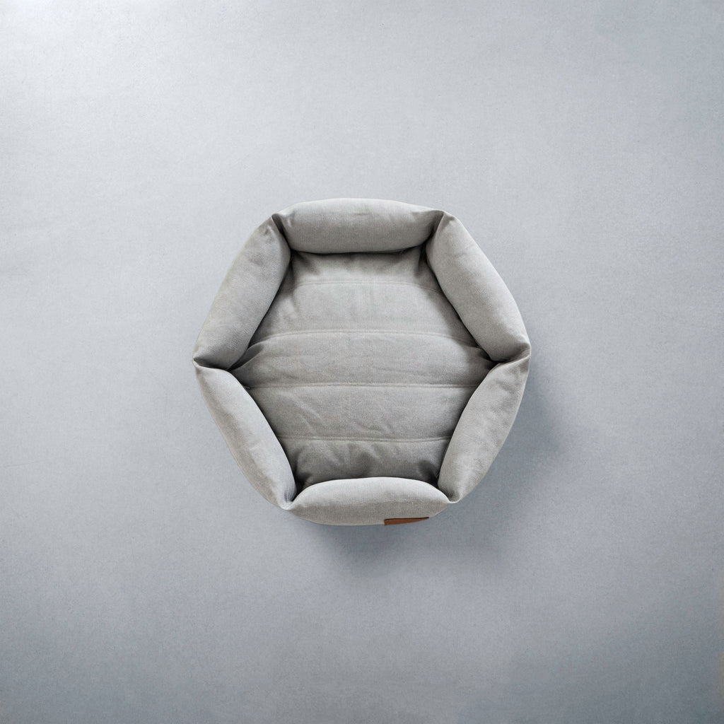 Hex Cushion in Stone