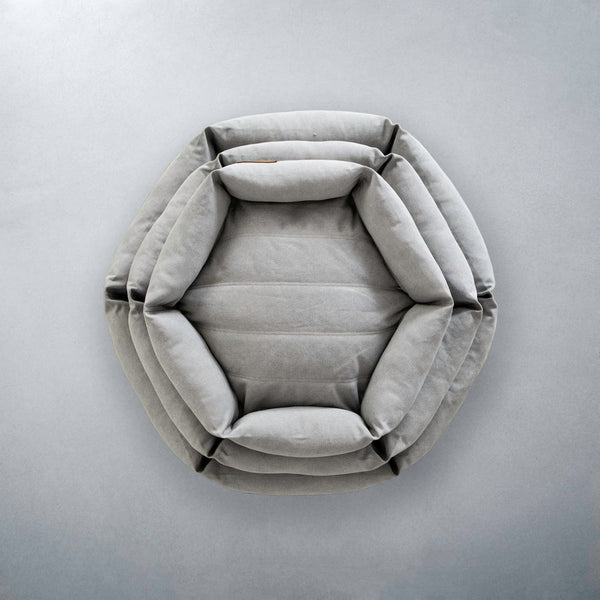 Hex Cushion in Stone